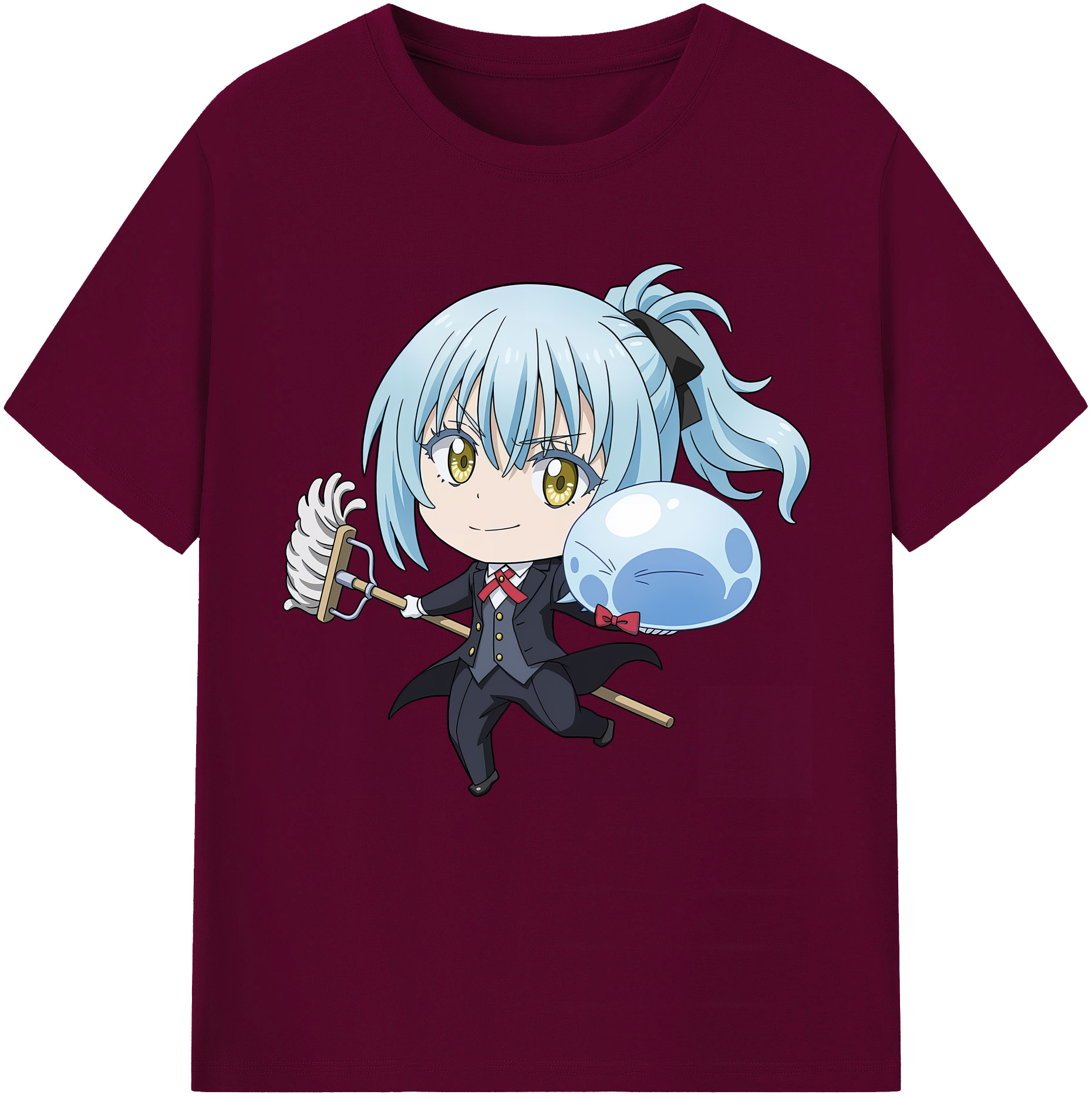 （画像用） 転スラ Regarding Reincarnated to Slime レディースカジュアルプリントTシャツ（綿100％）